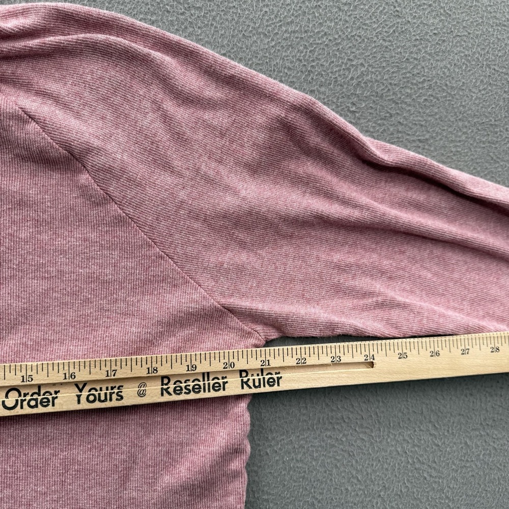 Johnnie-O Polo Shirt Mens Small Pink Long Sleeve Stretch Jersey Pullover Casual - Picture 4 of 9